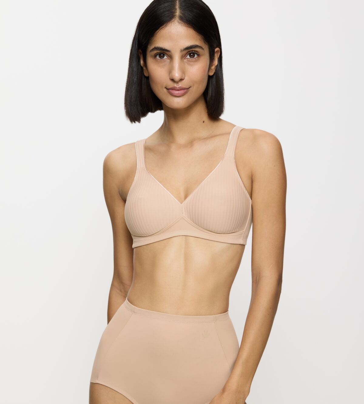 Modern Lace+cotton Non Wired Bra